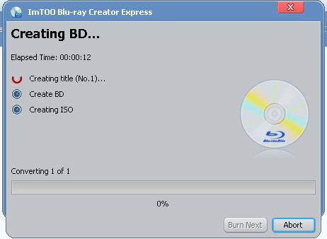 Create Blu-ray ISO file