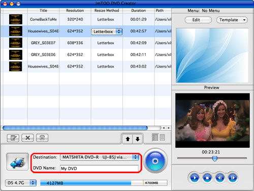 ImTOO DVD Creator for Mac