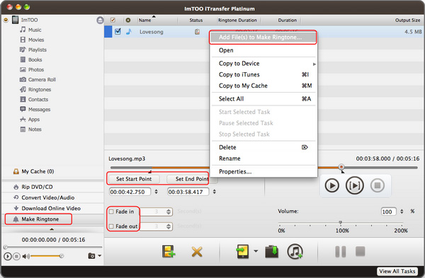 ImTOO iTransfer Platinum for Mac