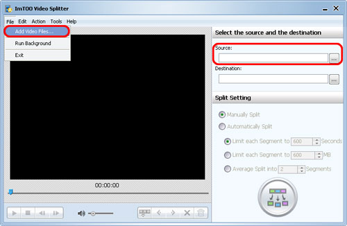 ImTOO Video Splitter